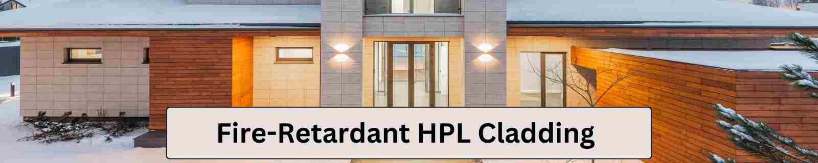 Traditional HPL cladding