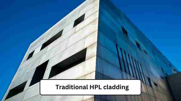 Traditional HPL cladding